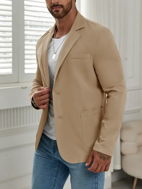 Veste de costume à col cranté Manfinity Homme – Image 3