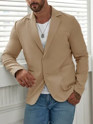 Veste de costume à col cranté Manfinity Homme